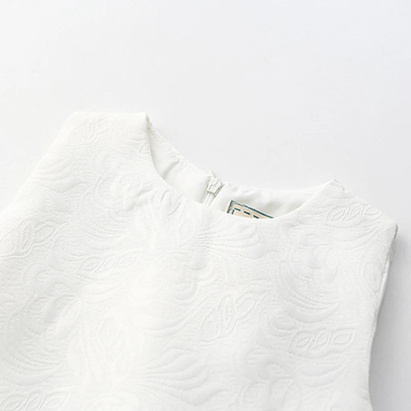 Summer Girls Dress Graffiti Print