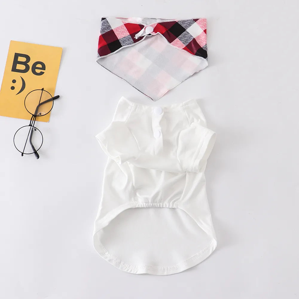 Christmas Family Matching Pajamas Set with Dog Clothes and Scarf