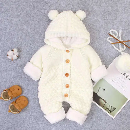 Baby Hooded Winter Romper