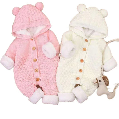 Baby Hooded Winter Romper