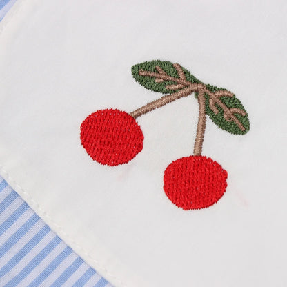 New Summer Embroidery Cherry Dress