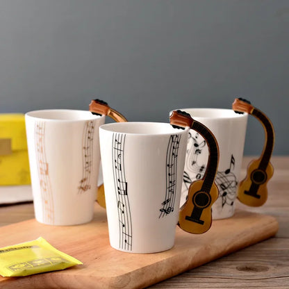 Music Note Ceramic Coffee Mug Mug