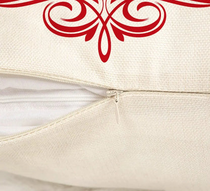 Farmhouse Christmas Pillow Covers 18x18 Set of 4 Winter Holiday Decorations Xmas Rustic Throw Cushion Case for Sofa