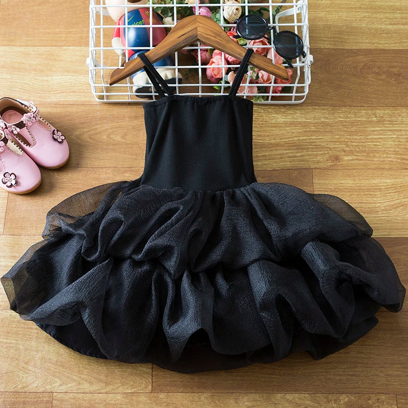 White Red Flower Girls Dresses 2023 Birthday Sleeeveless Wedding Evening Ball Gown Tutu Lace Floral Kids Dresses for Girl Cloth