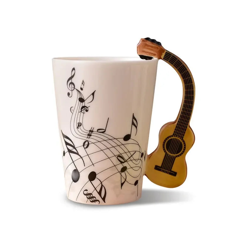 Music Note Ceramic Coffee Mug Mug