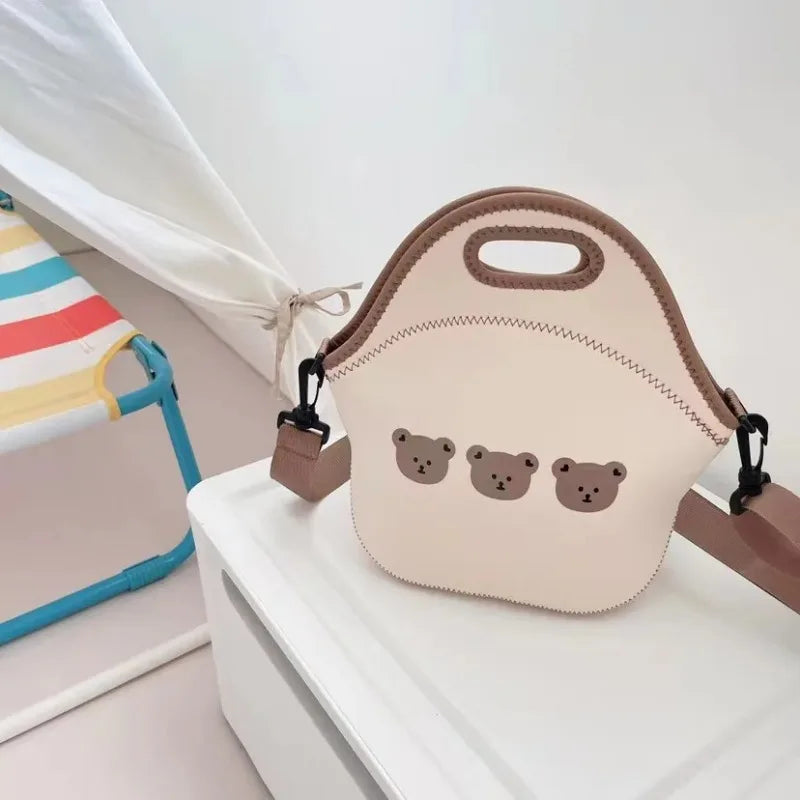 Stroller Nappy Cartoon Bear Portable Lunch Food Babies Accessories Cute Baby Diaper Bags for Mommy Maternity Handbags