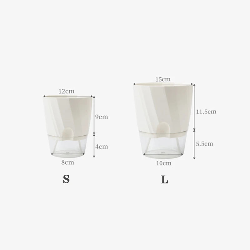 Hydroponic Flower Pot Automatic Water-Absorbing Flowerpot