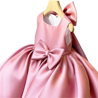 Big Bow  Sweet Princess  Tutu Toddler Birthday Party Dress