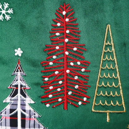 Miater Christmas Throw Pillow Covers 18x18 Inch Set of 2