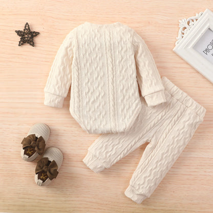 Autumn and Winter Baby And Toddler Knitted Set