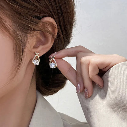Fishtail Stud Earrings For Women