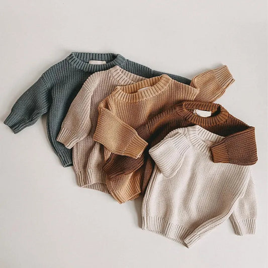 Children Loose Knitted Sweater