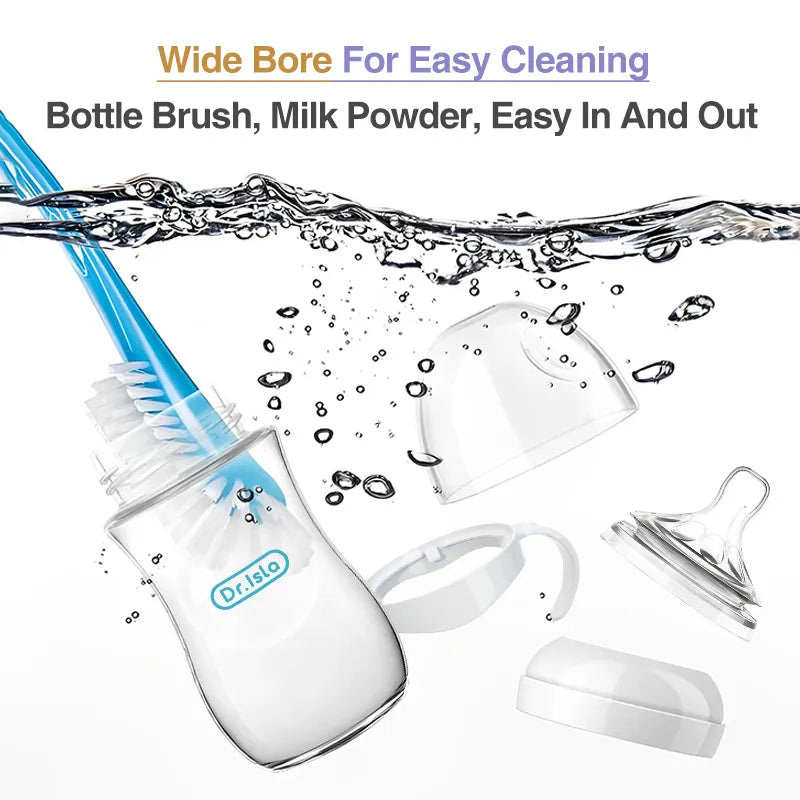 Dr.isla Baby Bottle BPA Free 150ML/330ML Baby Bottle Newborn Bottle P.P Feeding Bottle With Handle Baby drop-resistant Bottles