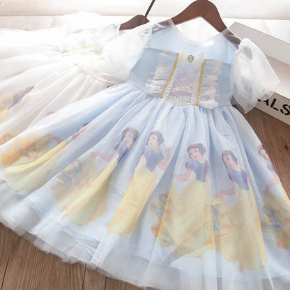 2023 Princess Birthday Snow White Dress