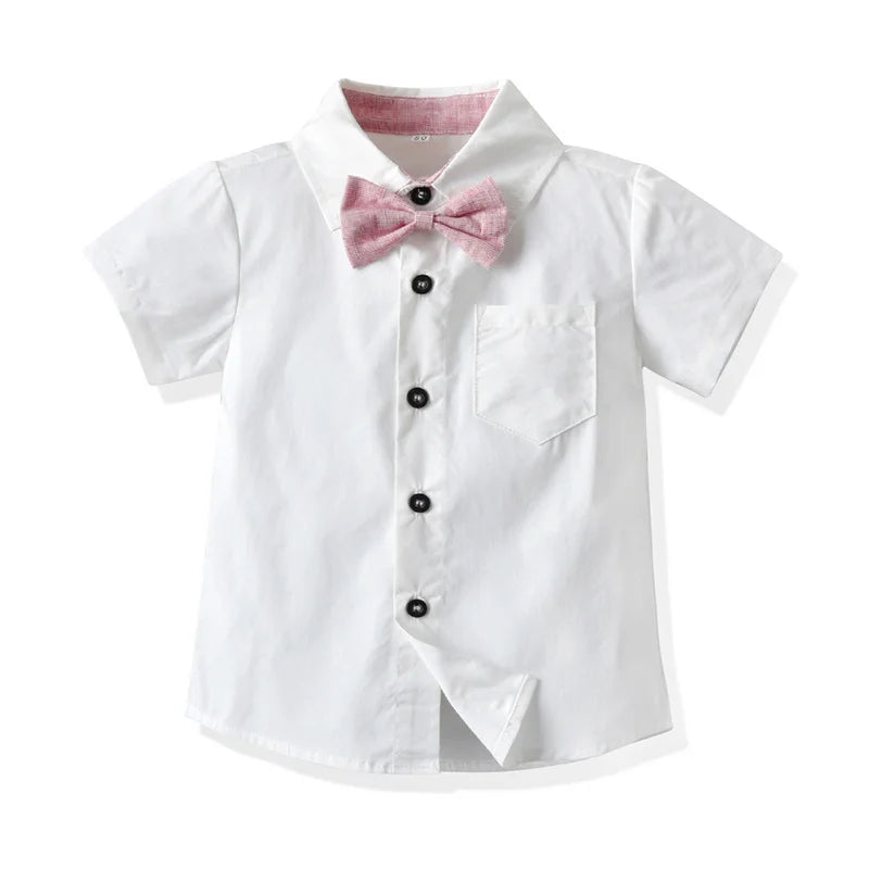 Top and Top Summer Kids Baby Boy Formal Suit (2PCS)