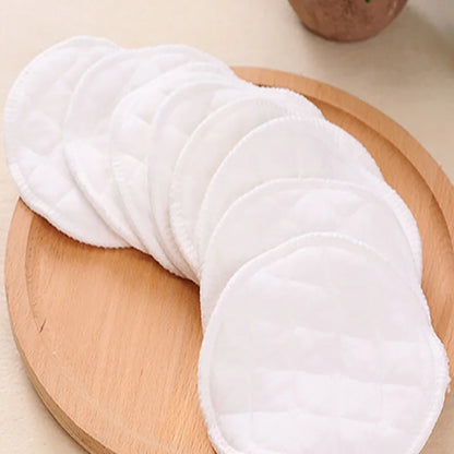 10pcs Reusable Nursing Breast Pads Washable Soft Absorbent Baby Breastfeeding Breast Cotton Pads Pregnant Women Accessories