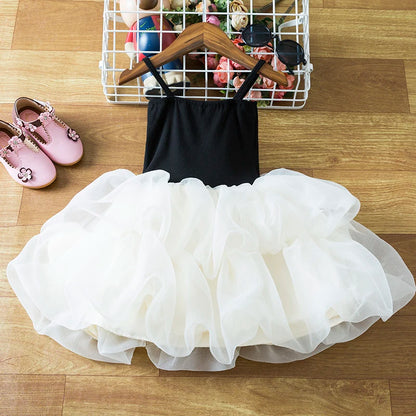 White Red Flower Girls Dresses 2023 Birthday Sleeeveless Wedding Evening Ball Gown Tutu Lace Floral Kids Dresses for Girl Cloth