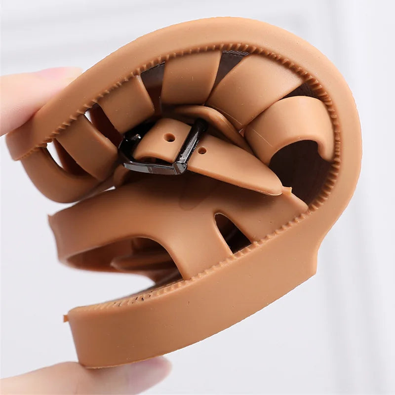 Summer Children Sandals Baby Girls Toddler Soft Non-slip Princess Shoes Kids Candy Jelly Beach Shoes Boys Casual Roman Slippers