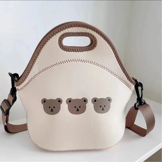 Stroller Nappy Cartoon Bear Portable Lunch Food Babies Accessories Cute Baby Diaper Bags for Mommy Maternity Handbags