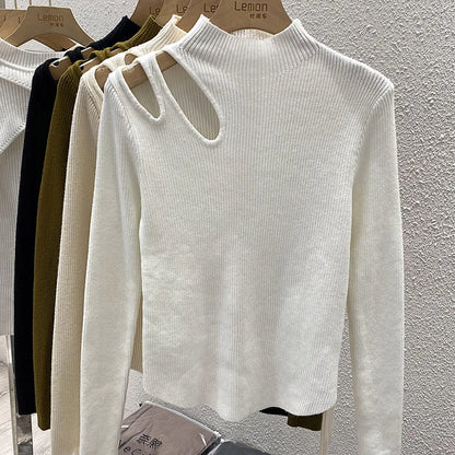 Turtleneck Knitted Women Sweater