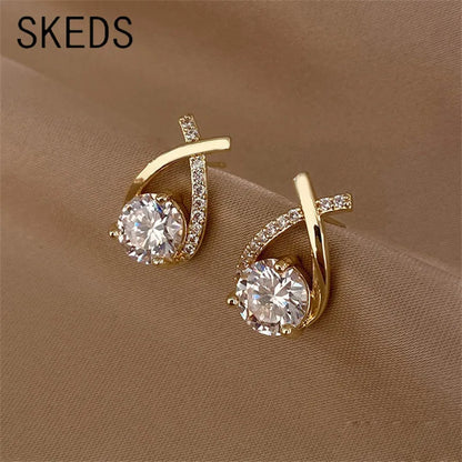 Fishtail Stud Earrings For Women