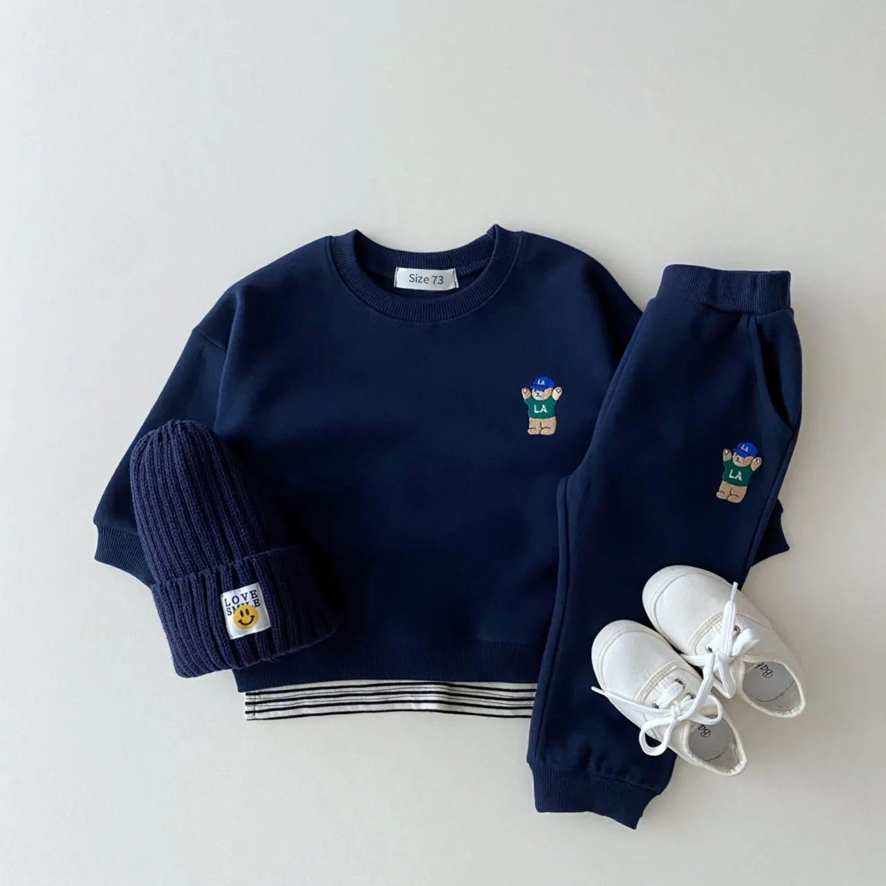 Korea Toddler Baby Sweatshirt+Jogger Pants