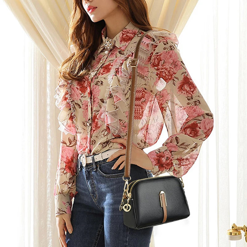 Leather Shoulder and Crossbody bag