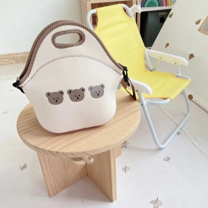 Stroller Nappy Cartoon Bear Portable Lunch Food Babies Accessories Cute Baby Diaper Bags for Mommy Maternity Handbags