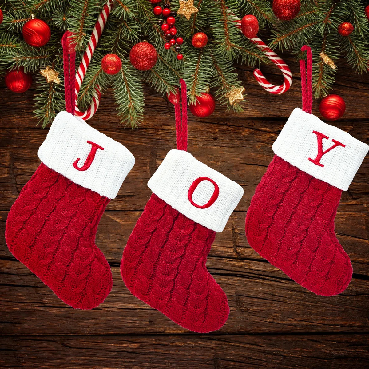 Christmas Alphabet Knitting Socks Christmas Tree Ornaments Christmas Decorations For Home 2022 Navidad Noel 2023 Xmas Gift