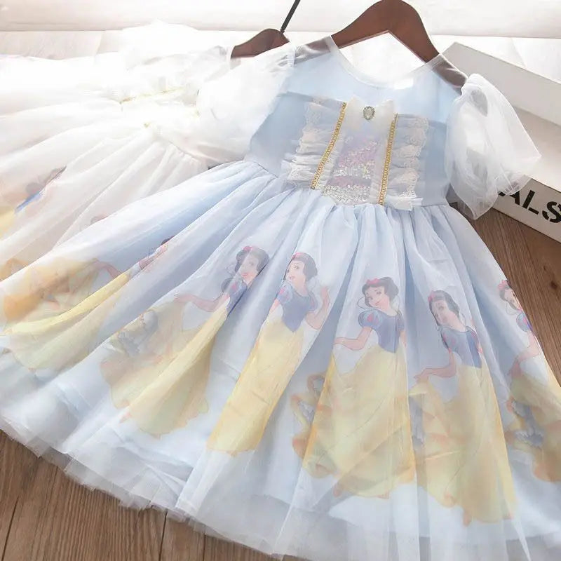 2023 Princess Birthday Snow White Dress