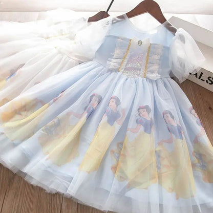 2023 Princess Birthday Snow White Dress